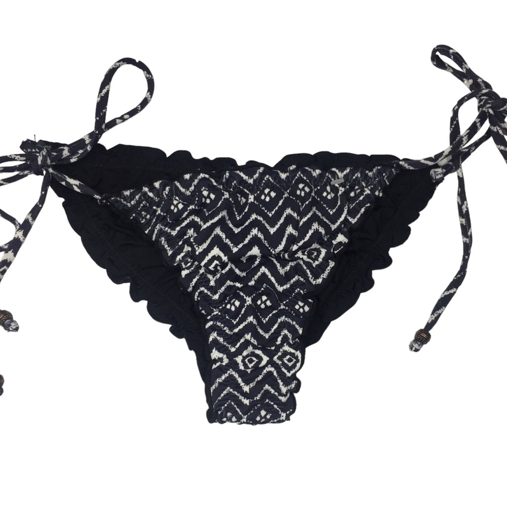 Eberjey Ruched String Bikini Bottoms M